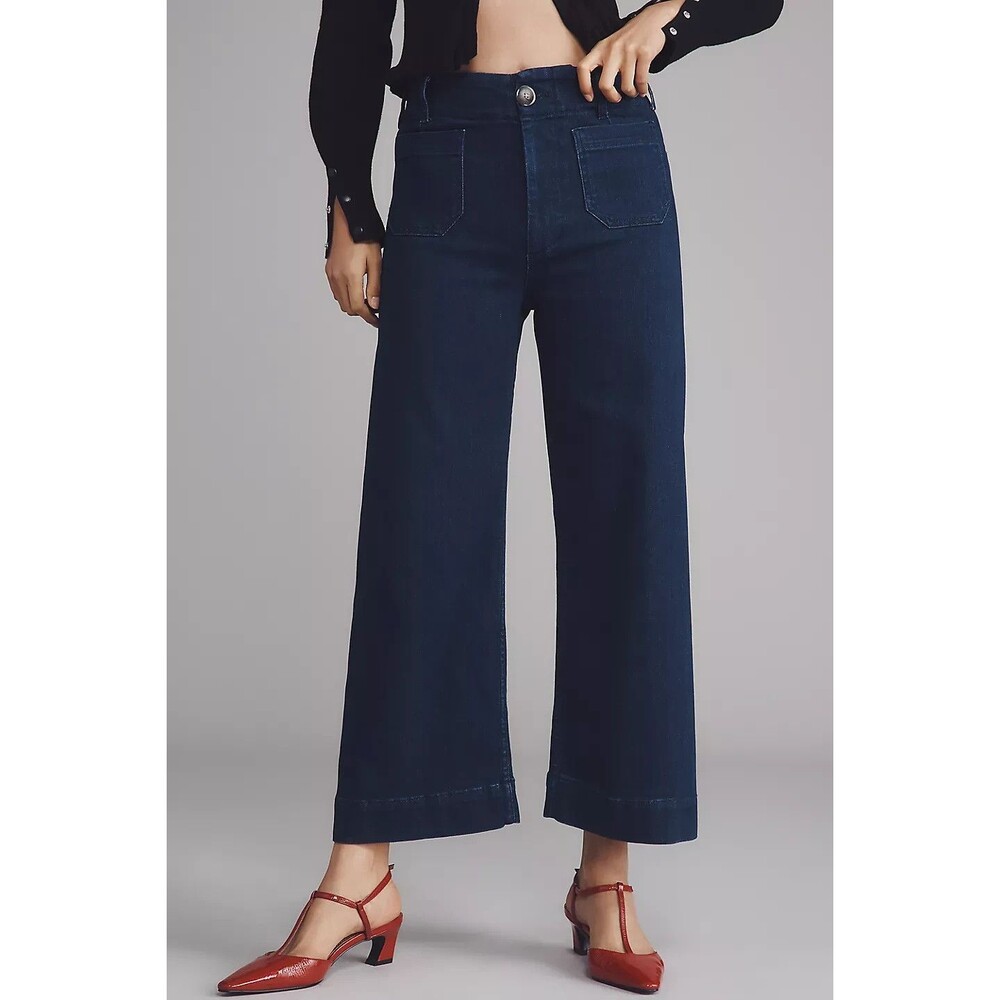 Maeve by Anthropologie The Colette Jeans NWT Size 24 Tall High Rise Wide Leg